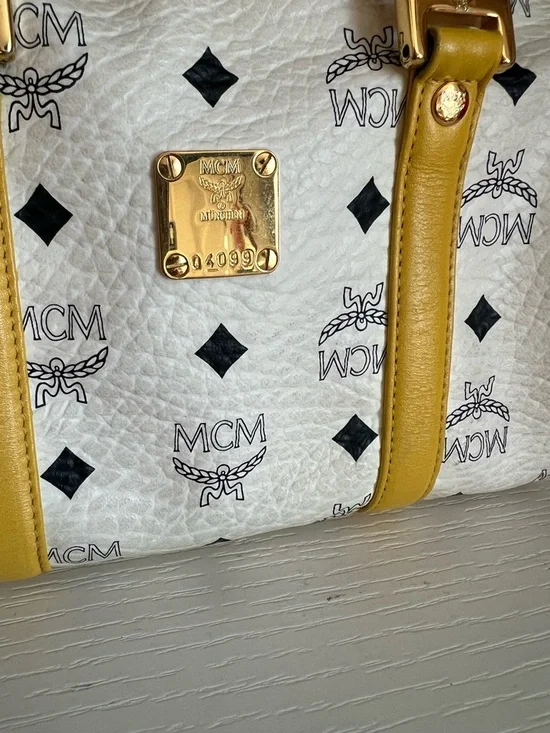 MCM Visetos Boston Nano Bag - Picture 2 of 8